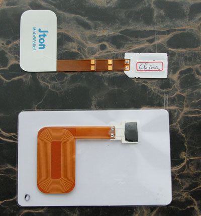 Jton SIM Card Compared to existing RFID Card