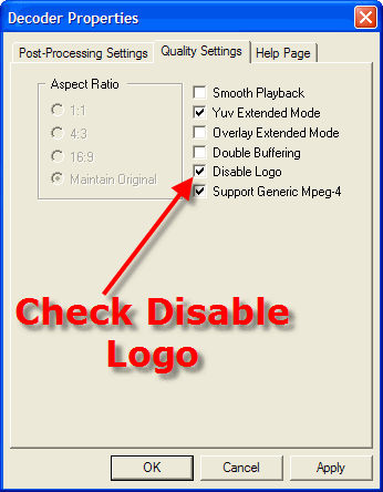 To disable the watermark in